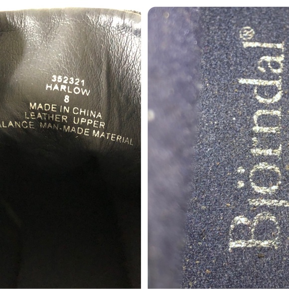 Bjorndal Harlow dark navy blue booties - Picture 9 of 9